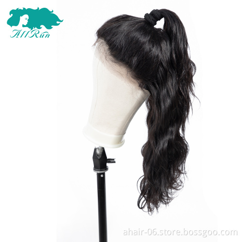 No Shedding No Tangle Body Wave 360 Swiss Lace Wigs ,10-28 Inch 10A Top Grade 100% Raw Brazilian Virgin Human Hair In Stock